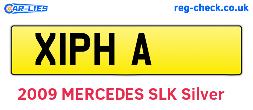 X1PHA are the vehicle registration plates.