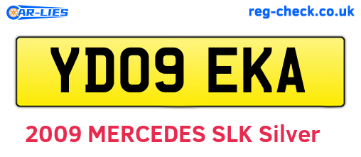 YD09EKA are the vehicle registration plates.