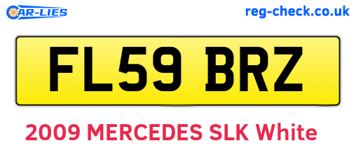 FL59BRZ are the vehicle registration plates.