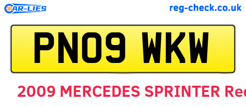 PN09WKW are the vehicle registration plates.