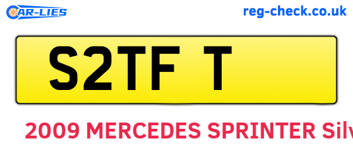 S2TFT are the vehicle registration plates.