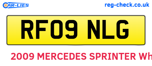 RF09NLG are the vehicle registration plates.