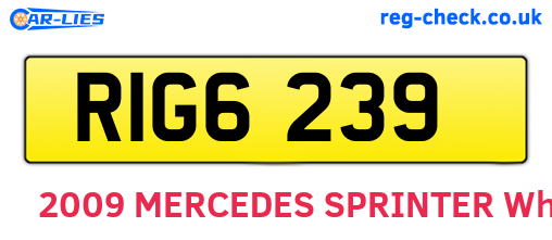 RIG6239 are the vehicle registration plates.