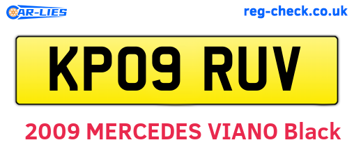 KP09RUV are the vehicle registration plates.