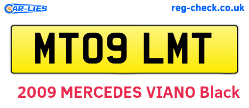 MT09LMT are the vehicle registration plates.