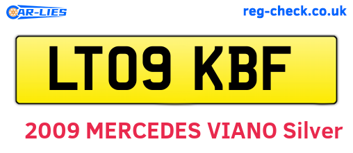 LT09KBF are the vehicle registration plates.