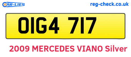 OIG4717 are the vehicle registration plates.