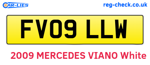 FV09LLW are the vehicle registration plates.