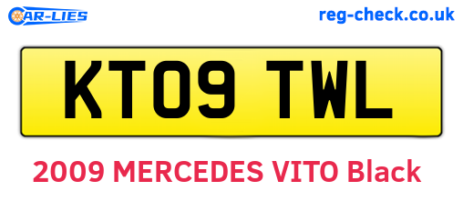 KT09TWL are the vehicle registration plates.