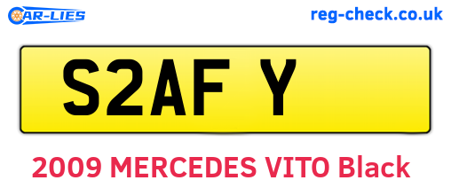 S2AFY are the vehicle registration plates.