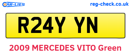 R24YYN are the vehicle registration plates.