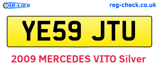 YE59JTU are the vehicle registration plates.