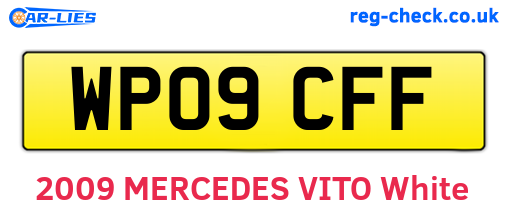 WP09CFF are the vehicle registration plates.