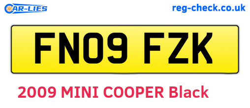 FN09FZK are the vehicle registration plates.