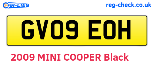 GV09EOH are the vehicle registration plates.