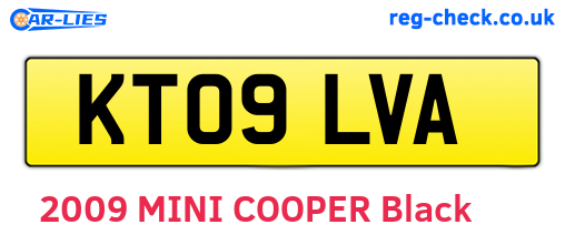 KT09LVA are the vehicle registration plates.