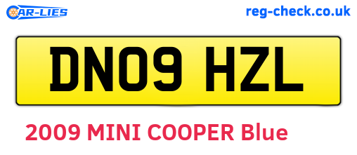 DN09HZL are the vehicle registration plates.