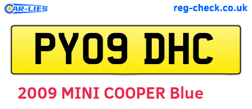 PY09DHC are the vehicle registration plates.