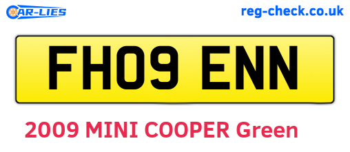 FH09ENN are the vehicle registration plates.