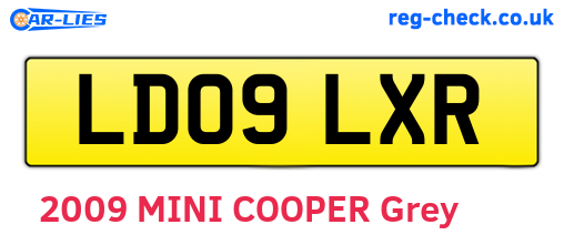 LD09LXR are the vehicle registration plates.