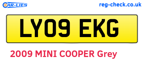 LY09EKG are the vehicle registration plates.