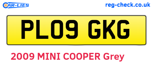 PL09GKG are the vehicle registration plates.