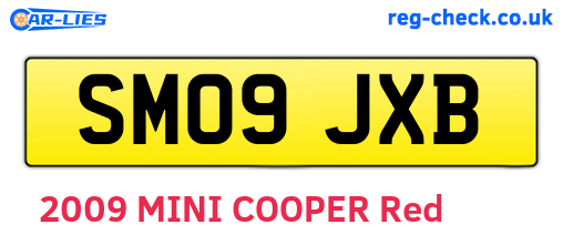 SM09JXB are the vehicle registration plates.