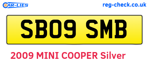 SB09SMB are the vehicle registration plates.