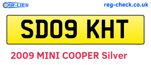 SD09KHT are the vehicle registration plates.