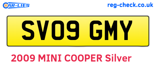 SV09GMY are the vehicle registration plates.