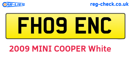 FH09ENC are the vehicle registration plates.