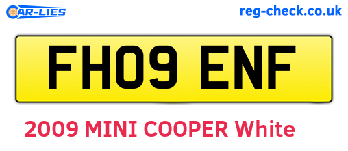 FH09ENF are the vehicle registration plates.