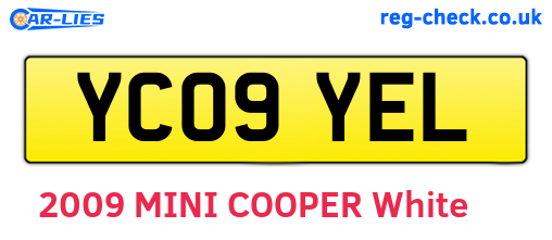 YC09YEL are the vehicle registration plates.