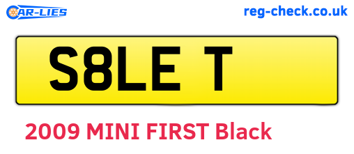 S8LET are the vehicle registration plates.