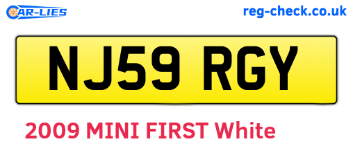 NJ59RGY are the vehicle registration plates.