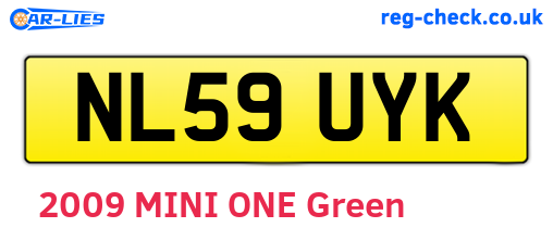 NL59UYK are the vehicle registration plates.