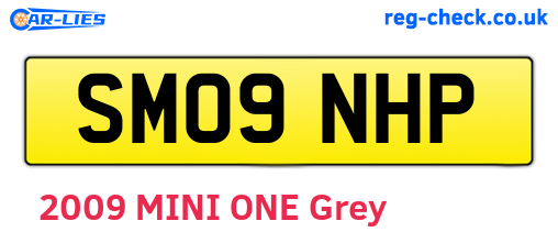 SM09NHP are the vehicle registration plates.