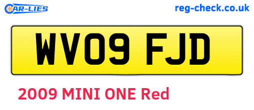 WV09FJD are the vehicle registration plates.
