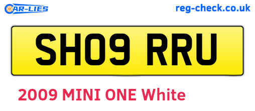 SH09RRU are the vehicle registration plates.