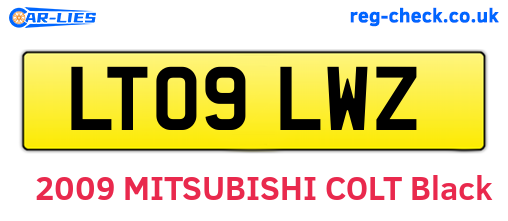 LT09LWZ are the vehicle registration plates.