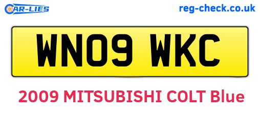 WN09WKC are the vehicle registration plates.
