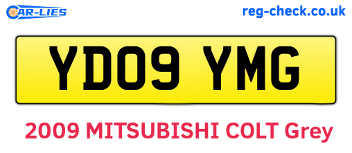 YD09YMG are the vehicle registration plates.