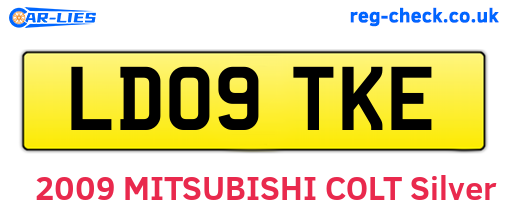 LD09TKE are the vehicle registration plates.