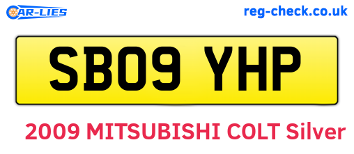 SB09YHP are the vehicle registration plates.