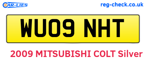 WU09NHT are the vehicle registration plates.