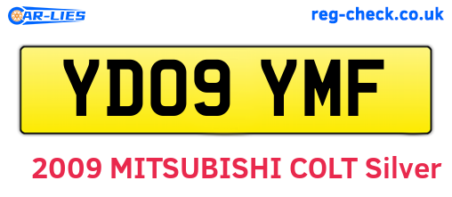 YD09YMF are the vehicle registration plates.