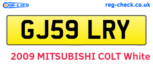 GJ59LRY are the vehicle registration plates.