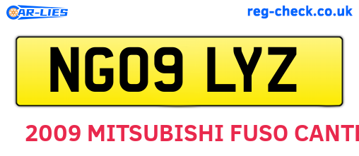 NG09LYZ are the vehicle registration plates.