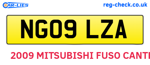 NG09LZA are the vehicle registration plates.