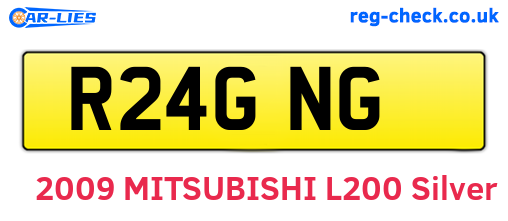 R24GNG are the vehicle registration plates.
